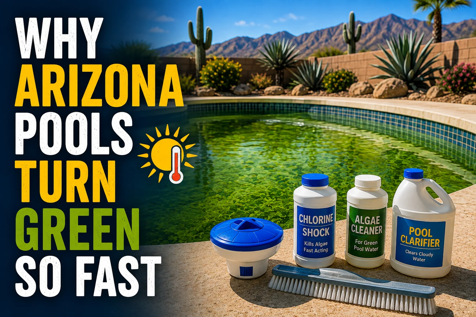 Why Arizona Pools Turn Green So Fast