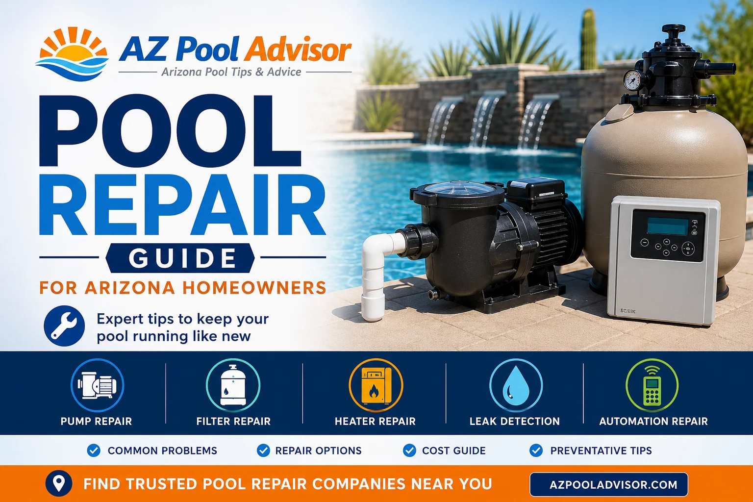 Pool Repair Guide for Arizona Homeowners