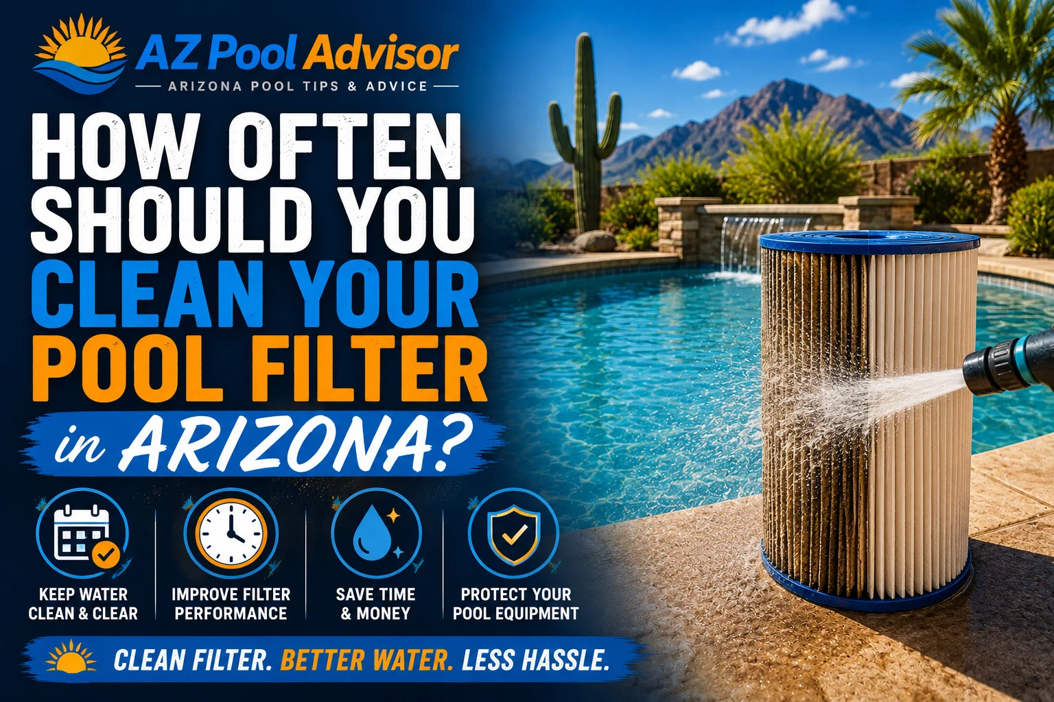 How Often Should You Clean Your Pool Filter in Arizona?